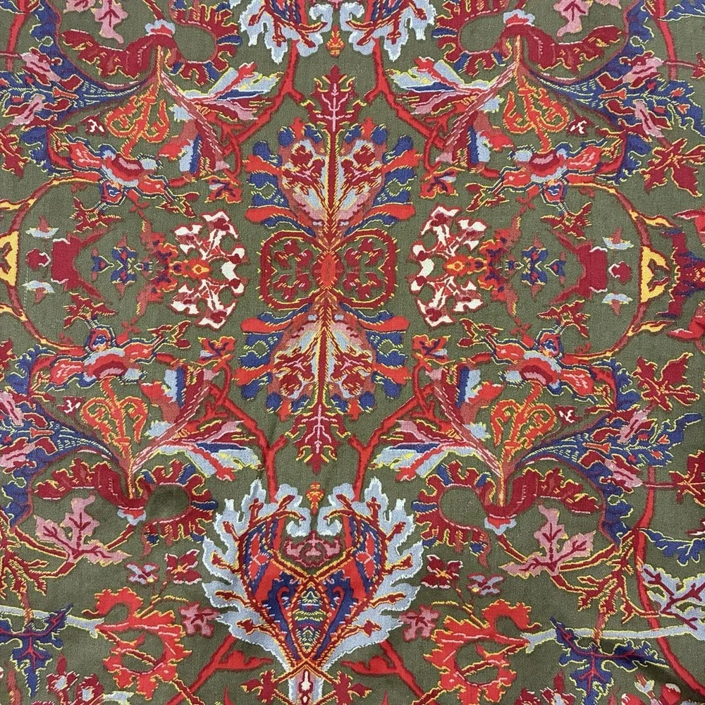 Ralph Lauren Home Galahad Euro Pillow Sham Cotton Paisley 29x29 Moody Maximalism